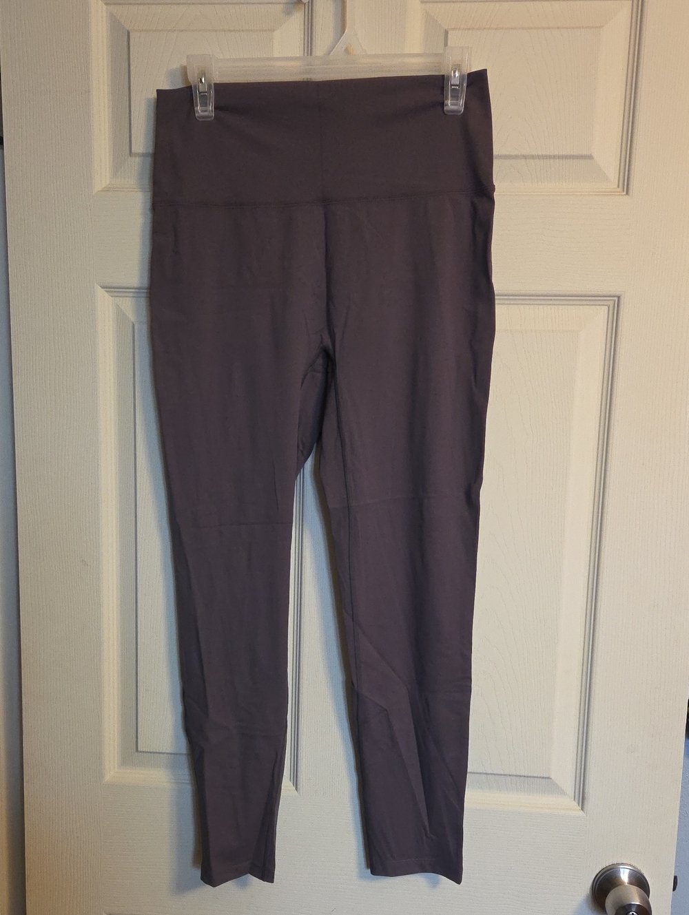 Savvi High-Waist Charcoal Gray Leggings Size 1X